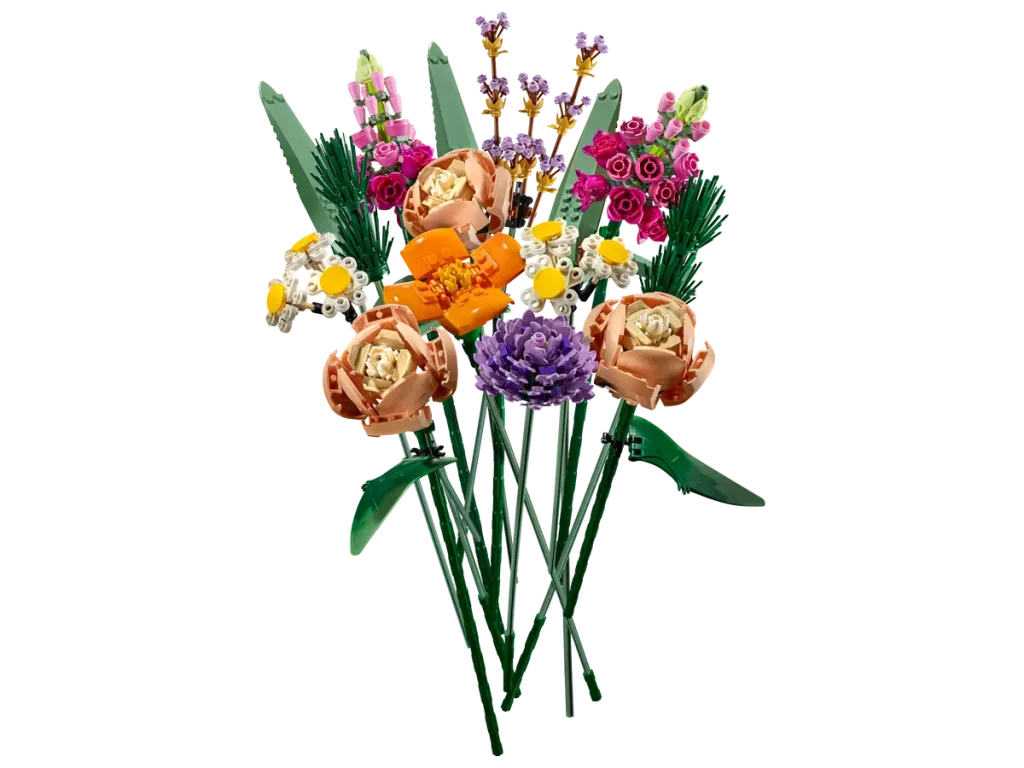 LEGO Flower Bouquet 10280 from the Botanical Collection with mixed brick flowers